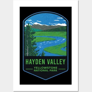 Hayden Valley Yellowstone National Park Posters and Art